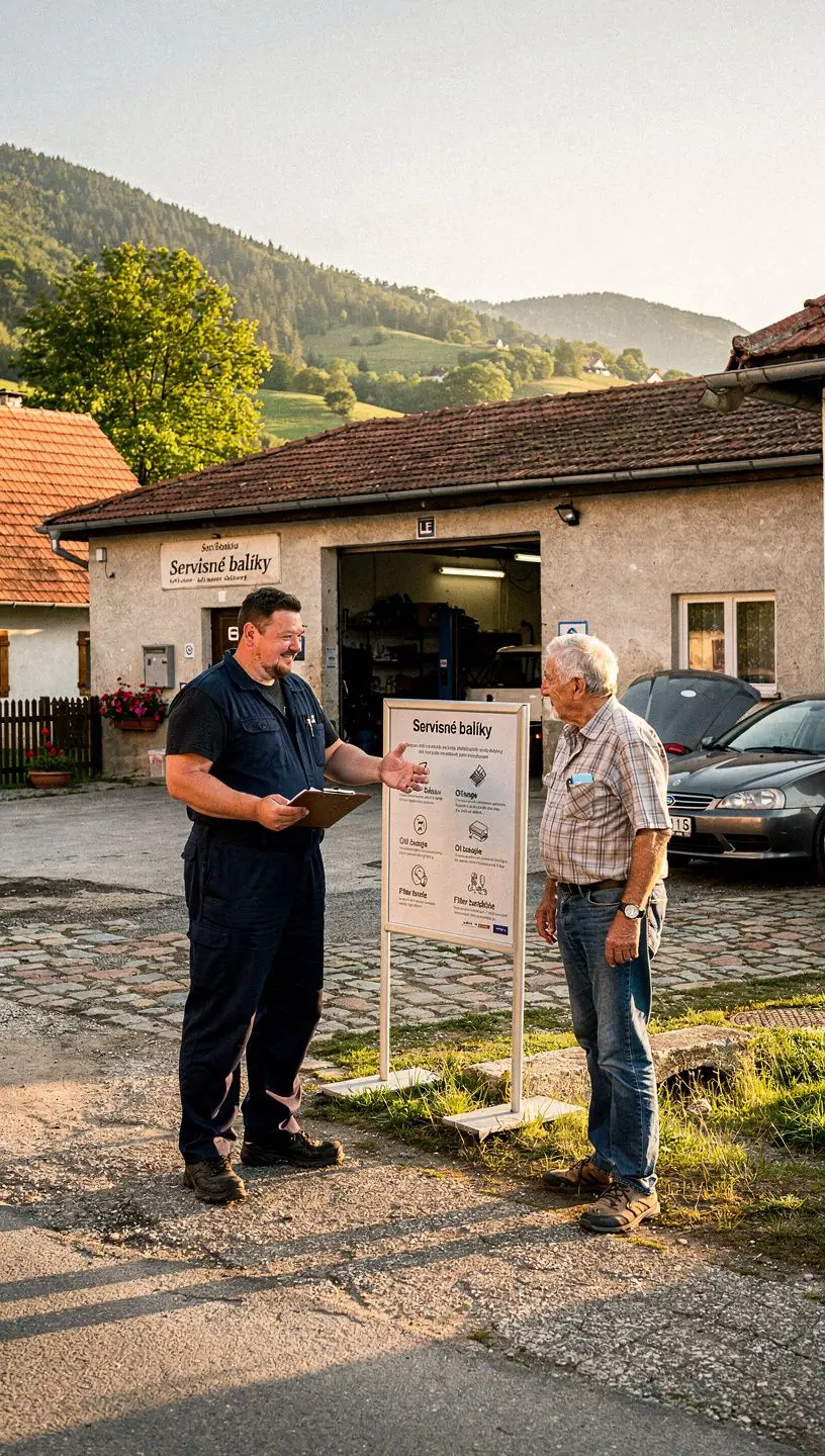 Autoservis s profesionálnymi nástrojmi a certifikovanými mechanikmi pripravenými na servis vozidiel